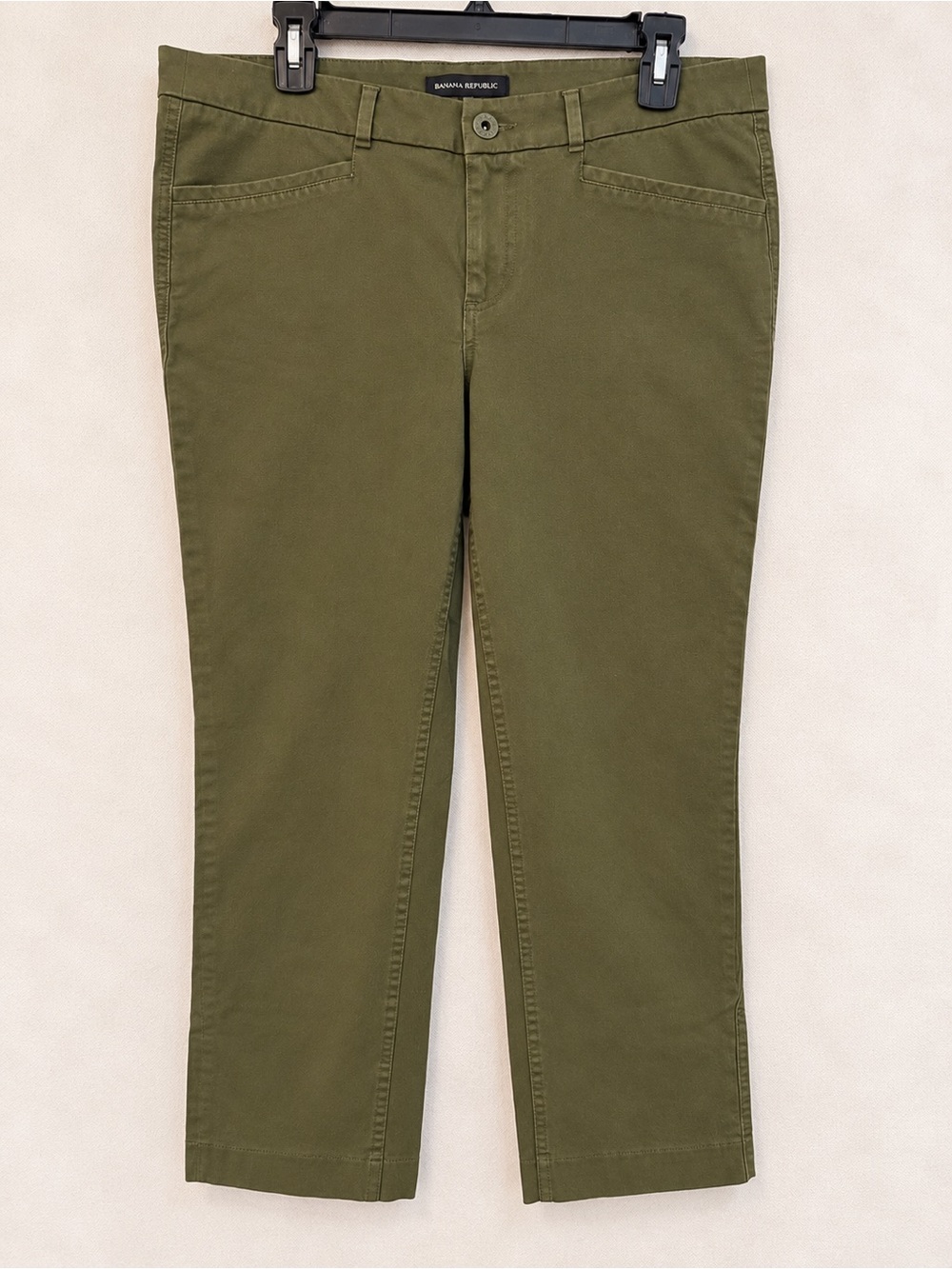 Banana Republic Olive Stretch Chino Pants - Men's